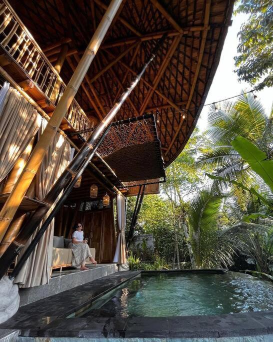 Eco Bamboo Island Bali - Bamboo House #4 Villa Selat Exterior photo